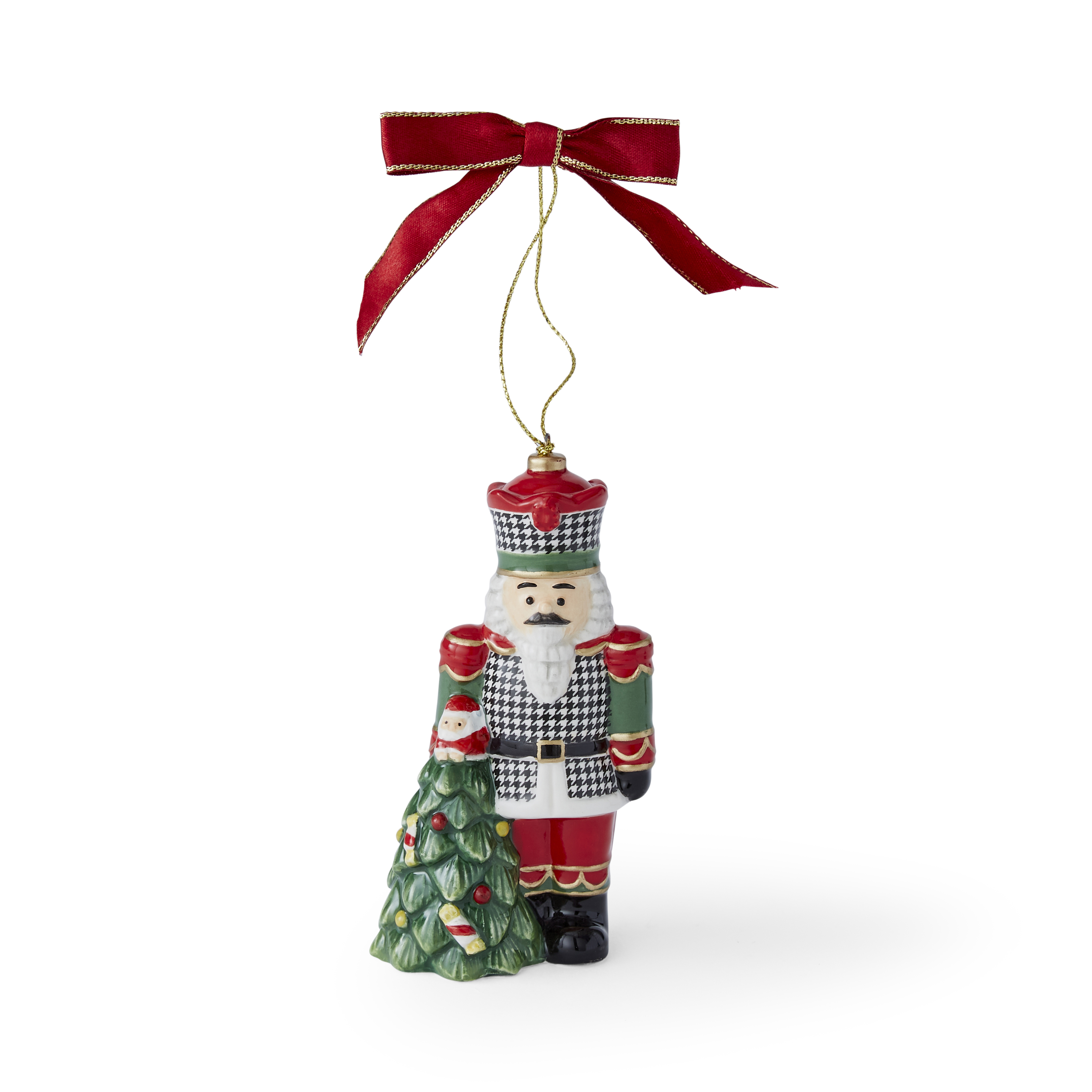 Christmas Tree H'tooth Nutcracker Ornament image number null
